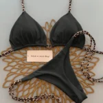 2026 Bikini Women Swimsuit Beach Vacation Swimwear Leopard Printed Sexy Bikini Set