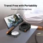 3 in 1 Foldable Charging Station Fast Magnetic Wireless Charger Stand for iPhone 17 16 15 14 13 12 - Image 4