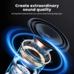 #Wireless Bluetooth 5.3 Headphones Over Ear HIFI Stereo Headsets - Image 2