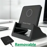 Desktop Removable Wireless Charger Vertical Holder Stand For iPhone