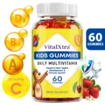 Children's Multivitamin Gummies - Rich in Vitamin A, C, D3, Zinc,- Boosts Immunity and Brain Health