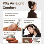 Baseus BH1 Air Wireless Headphones Bluetooth 6.0 ENC Noise Cancellation - Image 2