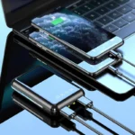 20000mAh Mini Power Bank Portable Charger Mirror Screen LED Digital Powerbank - Image 4