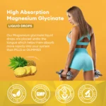Minch Magnesium Glycinate Drops, Magnesium Supplements with Cellulose,Bromelain,Support Nighttime,Muscle - Image 2