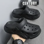 Summer Men's Thick-Soled Non-Slip Breathable Toe-Cap Sandals Casual Beach Slippers - Image 3