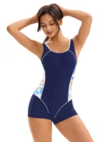 2025 New Plus Size Sports Swimwear Women One Piece Swimsuit Female Professional Swimming Suit - Image 4