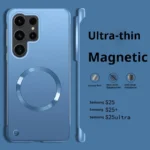 Thin Frameless Ultra Thin Magnetic Phone Case for Samsung Galaxy Hard Protective Cooling Cover