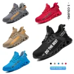 Safety Shoes Men For Work Sneakers Women Men Steel Toe Work Shoes - Image 6