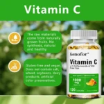 Vitamin C 1000 Mg - with Citrus, Rosehip, Immune Support, Collagen Production, Skin Health - Image 2