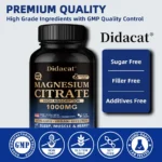 Magnesium Citrate - Max Absorption & High Potency Magnesium Complex Supplement for Heart - Image 5