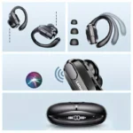 Lenovo XT80 Wireless Headphones Bluetooth 5.3 Earphones True with Mic Button Control Noise Reduction Earhooks - Image 5