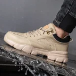 Safety Shoes Men Steel Toe Work Shoes Anti-smash  Protective Boots - Image 5