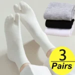 1-5PCS Women/Men Unisex Sandal Flip Flop Split Two Toes Sock Japanese Kimono Two Finger Socks