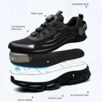 Indestructible Steel Toe Protective Safety Shoes Slip - Image 2