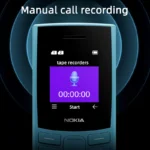 Nokia 105 4G 2023 Feature Phone 1450mAh Battery FM Radio Call Recording - Image 4