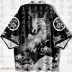 Oversize 3XL 4XL 5XL Japanese Kimono Cardigan Traditional Men's Samurai Cosplay Costume