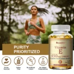 Bcuelov Vitamin E 1000 IU 450mg - for skin, hair, circulatory health, immune system support - Image 6