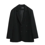 CHIC VEN Women's Blazer Korean Casual Solid Long Sleeve Coats All-match - Image 5