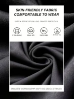 Women's spring and summer high waisted tight fitting flared pants, slim leg long black pants - Image 6
