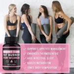 Night Time Fat Burner Supplement for Women, Belly Fat Burner & Tone Up Pills - Image 2