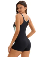 2025 New Plus Size Sports Swimwear Women One Piece Swimsuit Female Professional Swimming Suit - Image 3