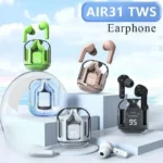 Original T2 Wireless Bluetooth Earphone Transparent HIFI Headphones Sound Earphones