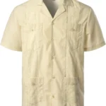 Summer New Mens' Shirts Multi-pockets Lapel Short Sleeve Single Breasted Cardigan
