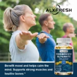 Alxfresh Magnesium Glycinate 500mg Capsule Zinc Vitamin D3 B6 for Muscle, Joint, Nerve Sleep Quality - Image 3