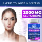 Turmeric Bearberry Vitamin Glutathione Skin Whitening Pills - 2000 mg - Image 3