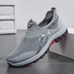 Men's Lightweight Slip-On Sneakers - Non-Slip Casual Shoes Suitable for Hiking - Image 2