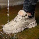Safety Shoes Men Steel Toe Work Shoes Anti-smash  Protective Boots - Image 4