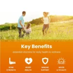 Vitamin D3+K2 Capsules - For Regulate Calcium Metabolism, Promote Bone, Heart and Immunity System Health - Image 4