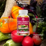 Daily Women's Multivitamin - Super Vitamins (A B C D E K) + Iron + Zinc + Organic Non-GMO Ingredients - Image 4