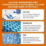 Calcium Magnesium Zinc Capsule Vitamin/Mineral Mixed Supplement - Gluten Free - Image 5