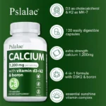 Calcium 1,200 Mg with Vitamin D3 for Women & Men - Improves Absorption, Supports Bone