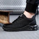 New Styles Men Safety Boots With Steel Toe Cap Anti-smash Work Sneakers - Image 4