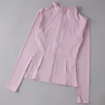 Yoga Clothes Windbreaker Sportswear Woman Running Long Sleeve Sweatshirt Sports Jackets - Image 4