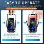 Wireless Car Charger Magnetic Car Phone Holder For iPhone 17 16 15 14 13 12 Pro - Image 2