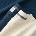 Men's New Summer Waffle Round Neck Short Sleeve T-Shirt
