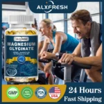 Alxfresh Magnesium Glycinate Supplement 500mg &Zinc,Vitamin D3 B6