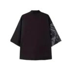 Men's Harajuku Japanese Patchwork Paisley Print Kimono Cardigan Traditional 3/4 Sleeves - Image 2