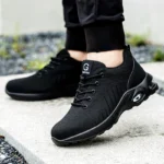 New Styles Men Safety Boots With Steel Toe Cap Anti-smash Work Sneakers - Image 6