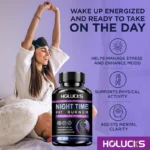 Extra Strength Night Fat Burner, Promote Fast Sleep Onset, Boosts Metabolism & Balances Cortisol - Image 3