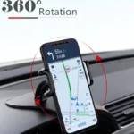 360 Rotatable Car Phone Holder Universal Cell Phone Stands Car Rack Dashboard Support - Image 3