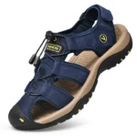Summer Men Sandals Genuine Leather Mens Casual Shoes Outdoor Men Leather Sandals - Image 2