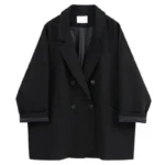 Oversize Blazer Women Suit Korean Chic Black Blazer Casual Coat Streetwear Loose Jackets - Image 3