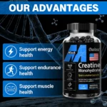 Creatine Monohydrate Capsules for Enhance Muscle Mass Strength & Performance Improvement - Image 2