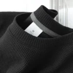 Men's New Summer Waffle Round Neck Short Sleeve T-Shirt - Image 5