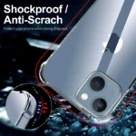 Shockproof Clear Phone Case For iPhone 15 14 11 13 12 Pro Max 7 8 Plus X XR XS Soft Silicone - Image 2