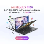 CHUWI MiniBook X Intel N150 2-in-1 Tablet Laptop Ultra-slim Touch Screen Laptop - Image 4
